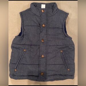 Gymboree Kids Blue Quilted Vest